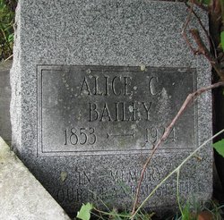 Alice C <I>Markle</I> Bailey 