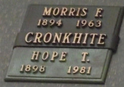 Morris Frederick Cronkhite 