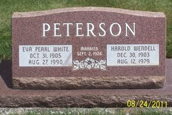 Eva Pearl <I>White</I> Peterson 
