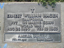 Pvt Ernest William Hagen 