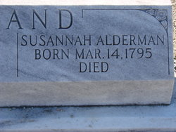 Susannah <I>Alderman</I> Bland 