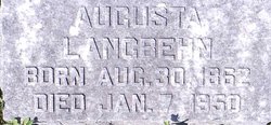 Augusta <I>Jansen</I> Langbehn 