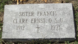 Sr Francis Clare Ernst 