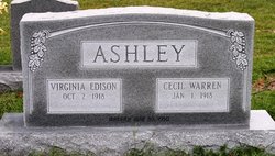 Virginia Ella <I>Edison</I> Ashley 