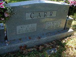 William V “Willie” Carr 