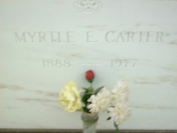 Myrtle Elizabeth <I>Lytle</I> Carter 