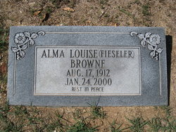 Alma Louise <I>Fieseler</I> Browne 