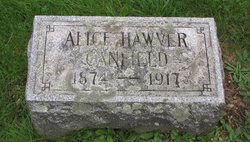 Alice <I>Hawver</I> Canfield 