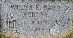 Wilma Edna <I>Barr</I> Ackley 