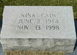Nina <I>Cain</I> Jenkins 