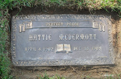 Hattie Lee <I>Rose</I> McDermott 
