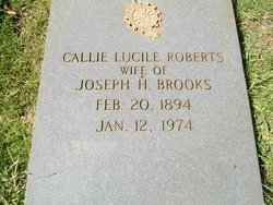 Callie Lucile <I>Roberts</I> Brooks 