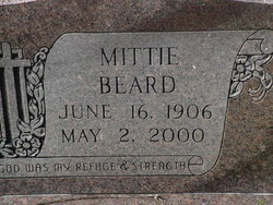 Mittie <I>Burch</I> Beard 