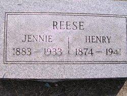 Jennie <I>Benge</I> Reese 