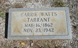 Carrie Pickens <I>Watts</I> Tarrant 