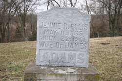 Virginia Rae “Jennie” <I>Ellis</I> Adams 