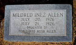 Mildred Inez Allen 