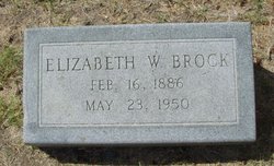 Elizabeth Abigail <I>Wilcox</I> Brock 