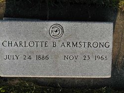 Charlotte Bell <I>Healton</I> Armstrong 