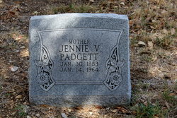 Jennie V <I>Ragsdale</I> Padgett 