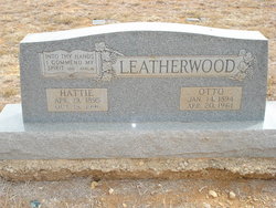 Hattie Lee <I>Chambers</I> Leatherwood 