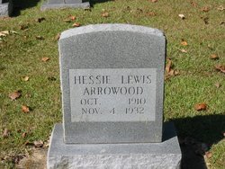 Hessie <I>Lewis</I> Arrowood 