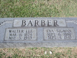 Walter Lee Barber 