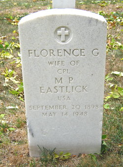 Florence Gertrude <I>Benner</I> Eastlick 