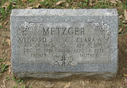 Clara A. <I>Voelker</I> Metzger 