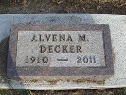 Alvena Mathilda <I>Steckelberg</I> Decker 
