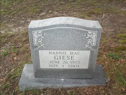 Nannie Mae Giese 