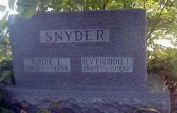 Addie Elizabeth <I>Draper</I> Snyder 