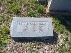 Bettie <I>Carr</I> Ellis 