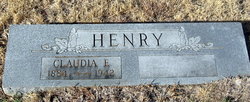 Claudia E. <I>Haynes</I> Henry 