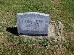 Bertha <I>Bryant</I> Braden 