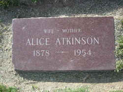 Alice Isabelle <I>Matlock</I> Atkinson 