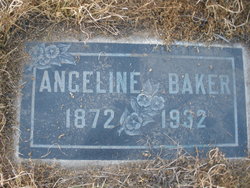 Angeline Martha “Angie” <I>Waggoner</I> Baker 