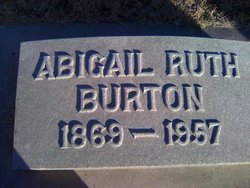 Abigail Ruth “Abbie” Burton 