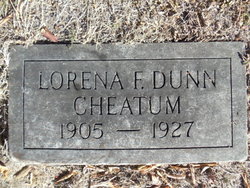 Lorena Fay <I>Dunn</I> Cheatum 
