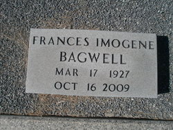 Frances Imogene Bagwell 