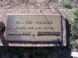 Frances Mae “Fannie” <I>Janke</I> Wilshire 