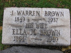 Ella M <I>Welch</I> Brown 