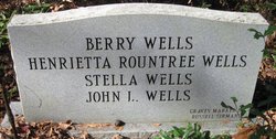 Henrietta E <I>Rountree</I> Wells 