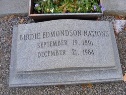 Birdie Belle <I>Edmondson</I> Nations 