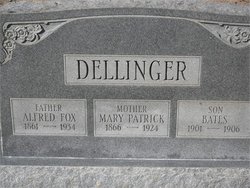 Mary <I>Patrick</I> Dellinger 
