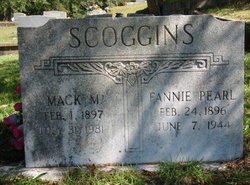 Fannie Pearl <I>Crim</I> Scoggins 