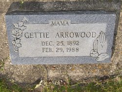Gettie <I>Dixon</I> Arrowood 