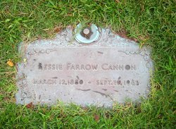 Bessie Farrow Cannon 