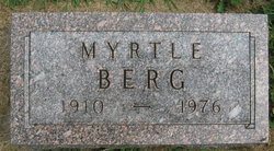 Myrtle Evangeline <I>Lunden</I> Berg 