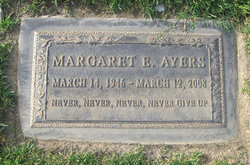 Margaret E Ayers 